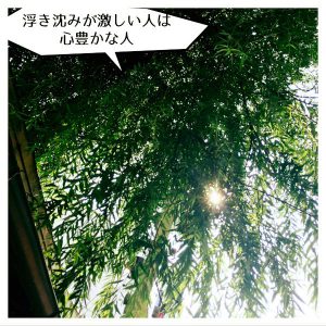 浮き沈みが激しい人2